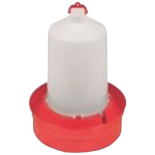 LITTLE GIANT DEEP BASE POULTRY WATERER (3 GAL, RED)