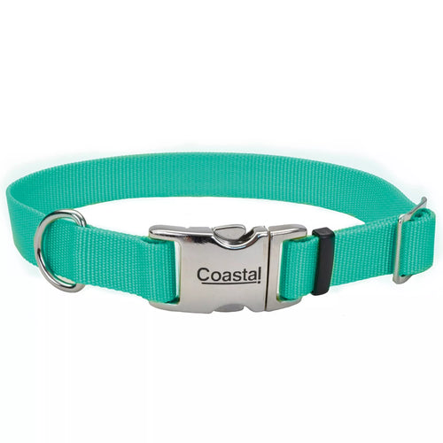 Coastal Adjustable Dog Collar with Metal Buckle