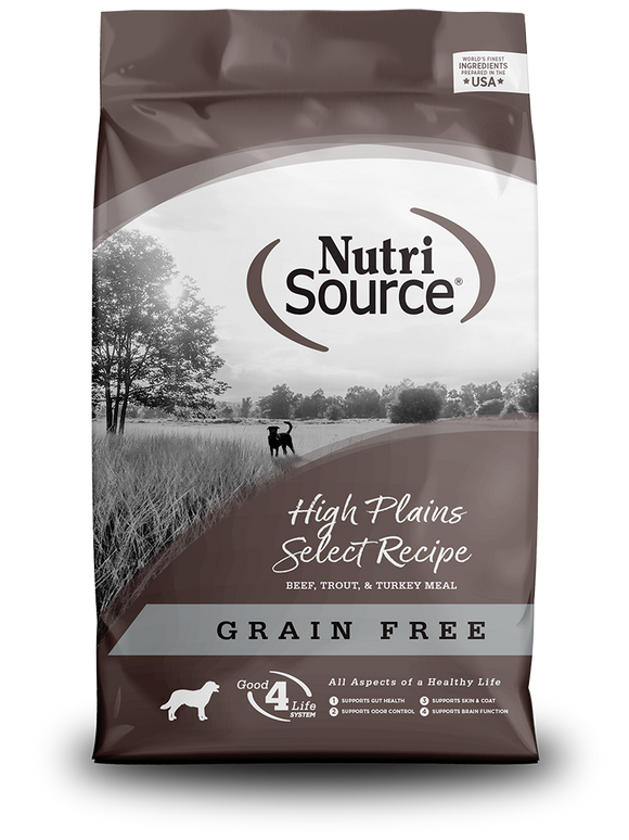 NutriSource® Grain Free High Plains Select Recipe Dog Food