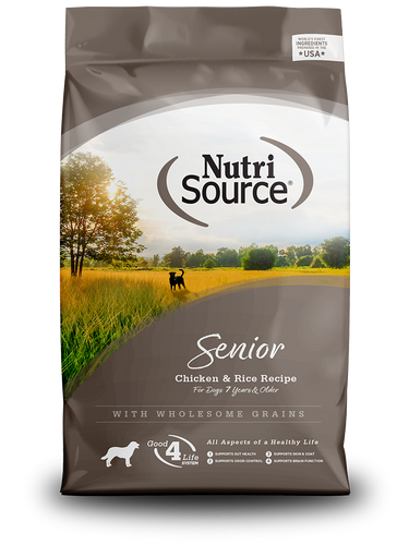 NutriSource® Senior Chicken & Rice Recipe Dog Food