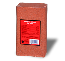 Roto Salt Red Trace Mineral Salt Brick