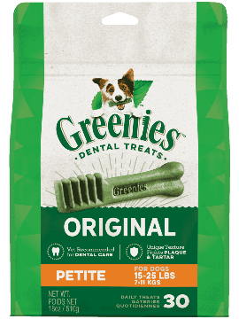 Greenies Petite Original Dental Dog Chews (54 oz 90 count)