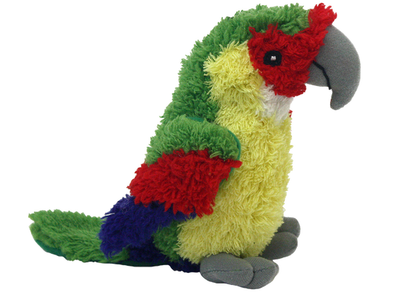 Multipet Look Who's Talking Parrot Dog Toy (10