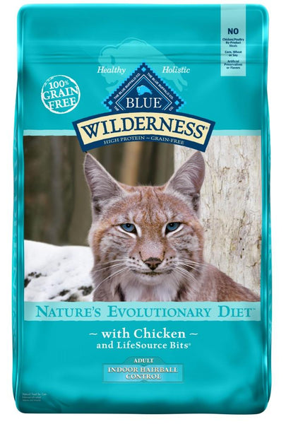 Blue Buffalo Wilderness Grain Free Adult Indoor Hairball Chicken