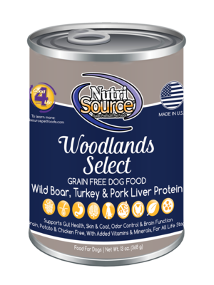 NutriSource® Woodlands Select Wet Dog Food (13oz)