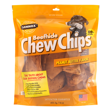 Lennox Beefhide Peanut Butter Chew Chips