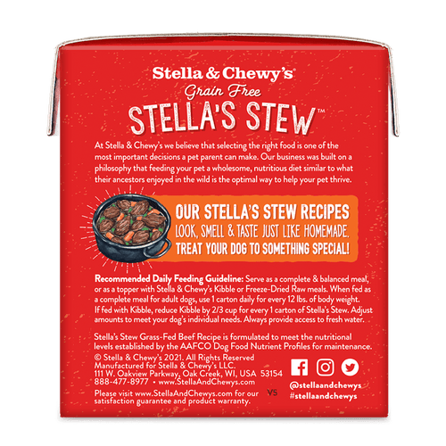 Stella & Chewy's Grass-Fed Beef Stew