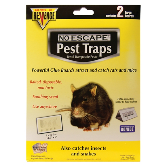 REVENGE GLUE TRAPS FOR RATS 2 PACK (0.188 lbs)