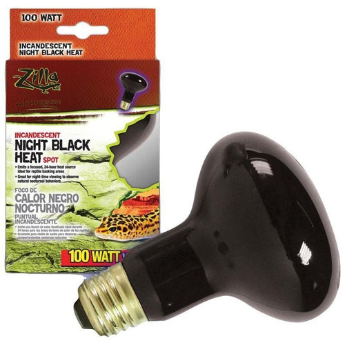 Zilla Night Black Heat Incandescent Spot Bulb (100 WATT)