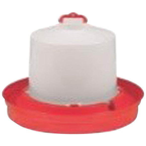 LITTLE GIANT DEEP BASE POULTRY WATERER (3 GAL, RED)