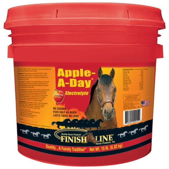 FINISH LINE APPLE-A-DAY ELECTROLYTE (15 LB, APPLE)